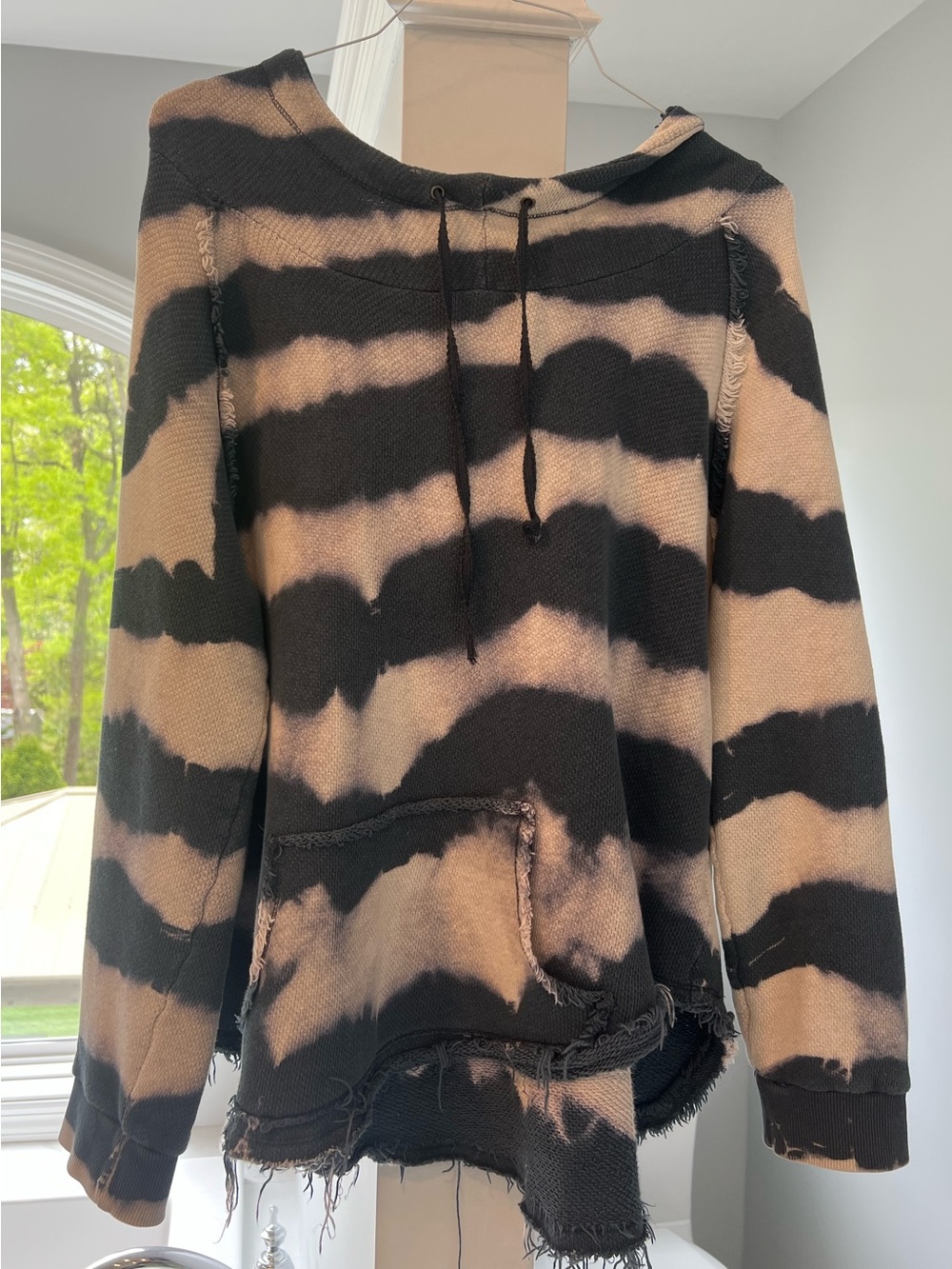 Free People oversized hoodie.  Tie dye. Medium